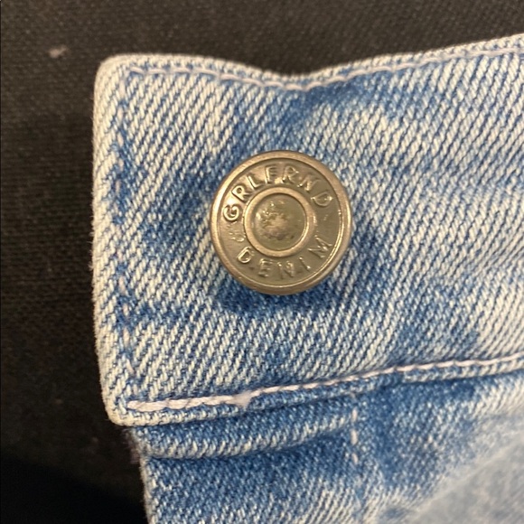 GRLFRND Revolve Petra Denim Mini Dress Hold Tight Button Front Small - Picture 7 of 15